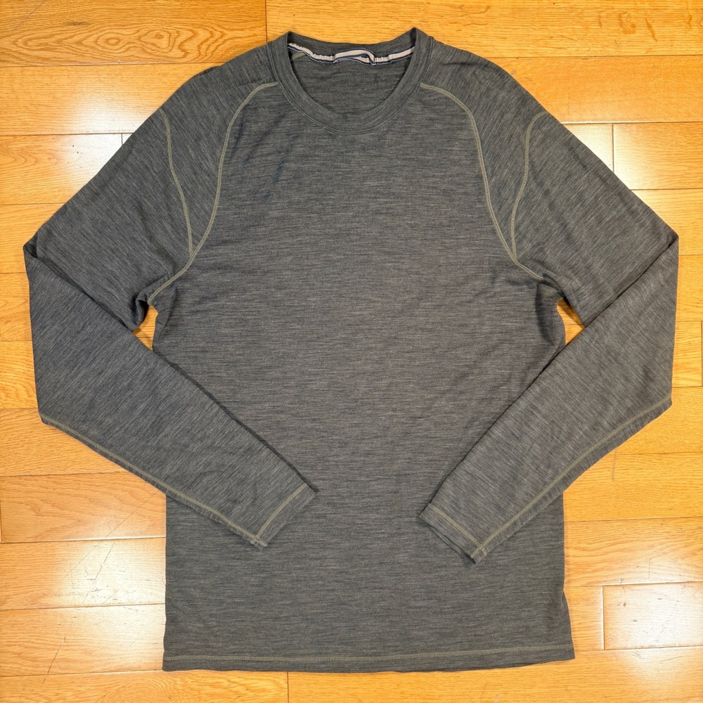 Smartwool Mens Merino 250 Base Layer Long Sleeve Shirt Charcoal Heather SS600